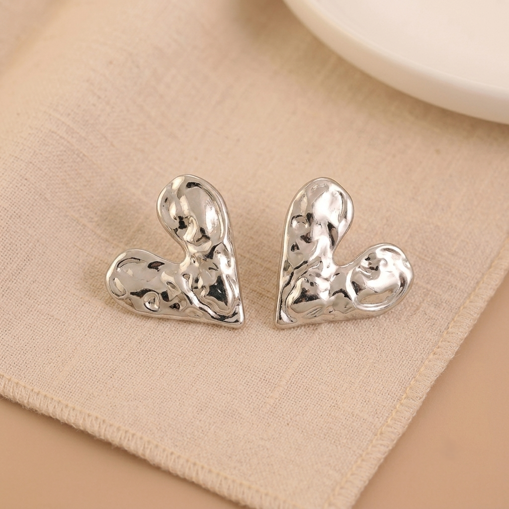 Boucles d’Oreilles Géométriques en Acier Inoxydable