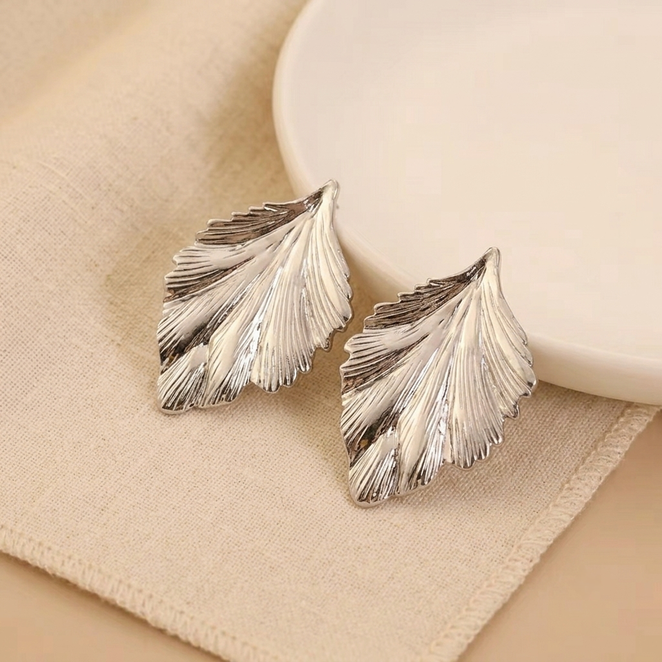 Boucles d’Oreilles Géométriques en Acier Inoxydable