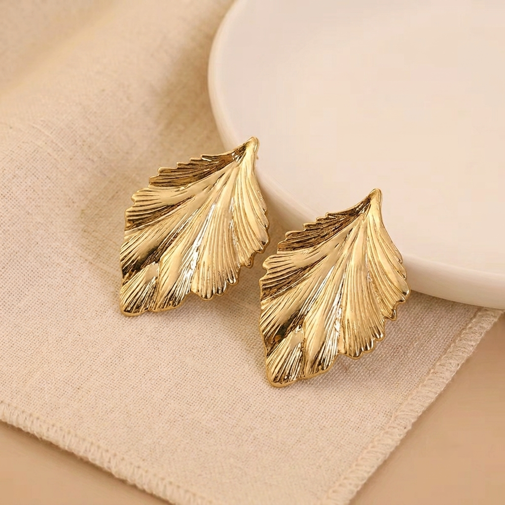 Boucles d’Oreilles Géométriques en Acier Inoxydable