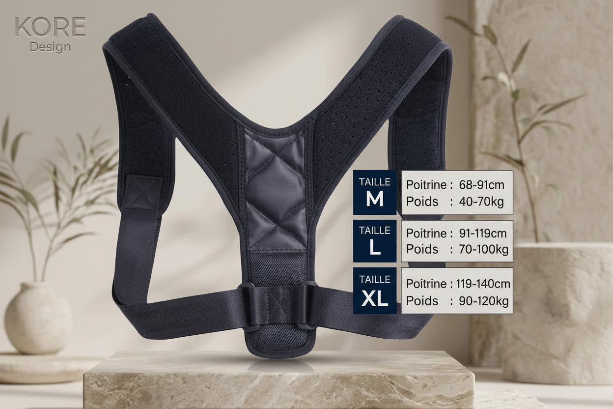 KORE Posture™ - Correcteur de Posture Ergonomique